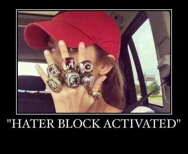 Hater Block Activated
